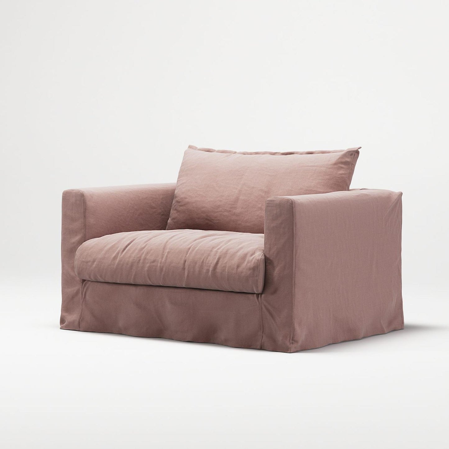 Decotique Le Grand Air Nou Loveseat Armchair Tender Blush