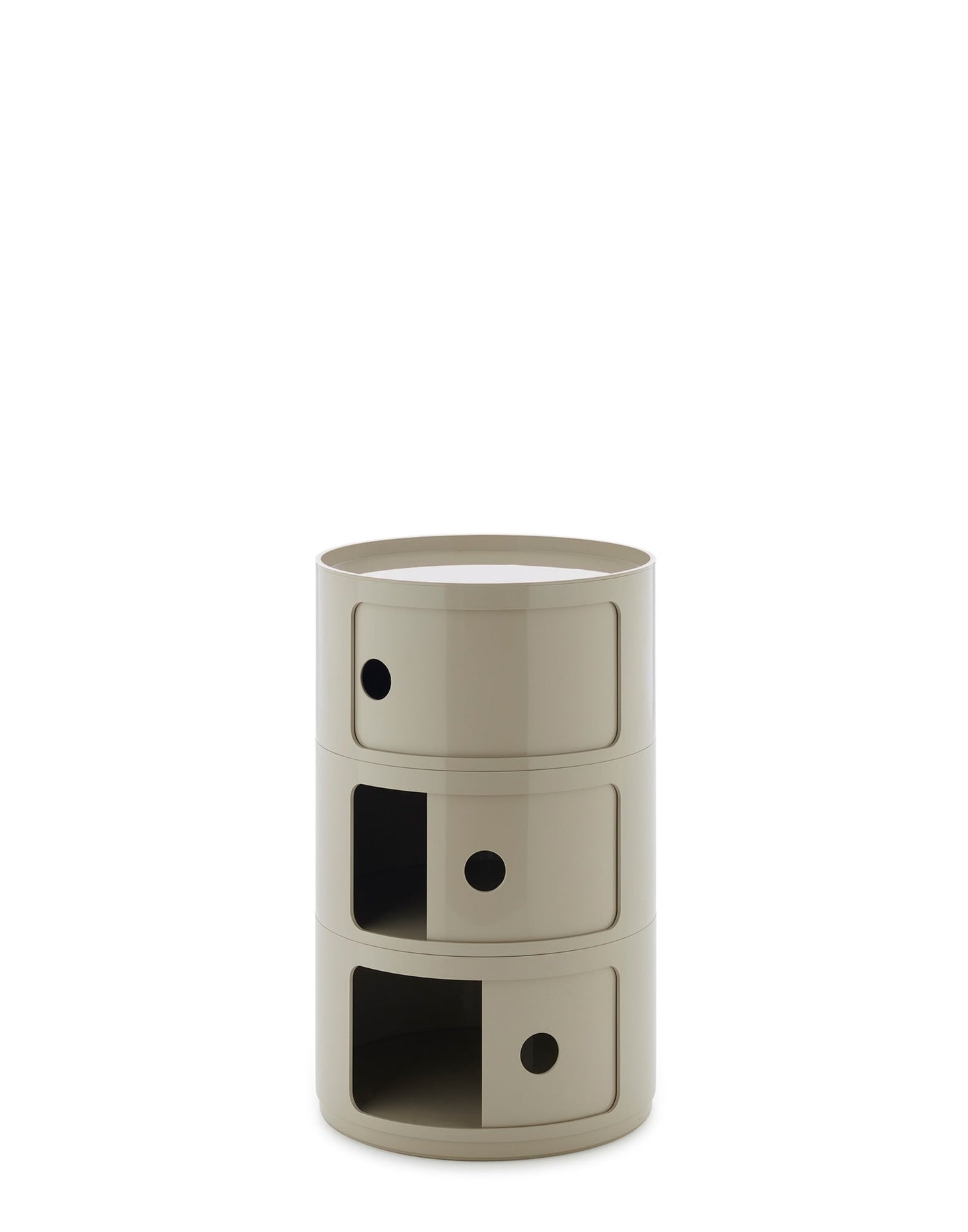 Componibili Big storage unit, 3 modules, taupe