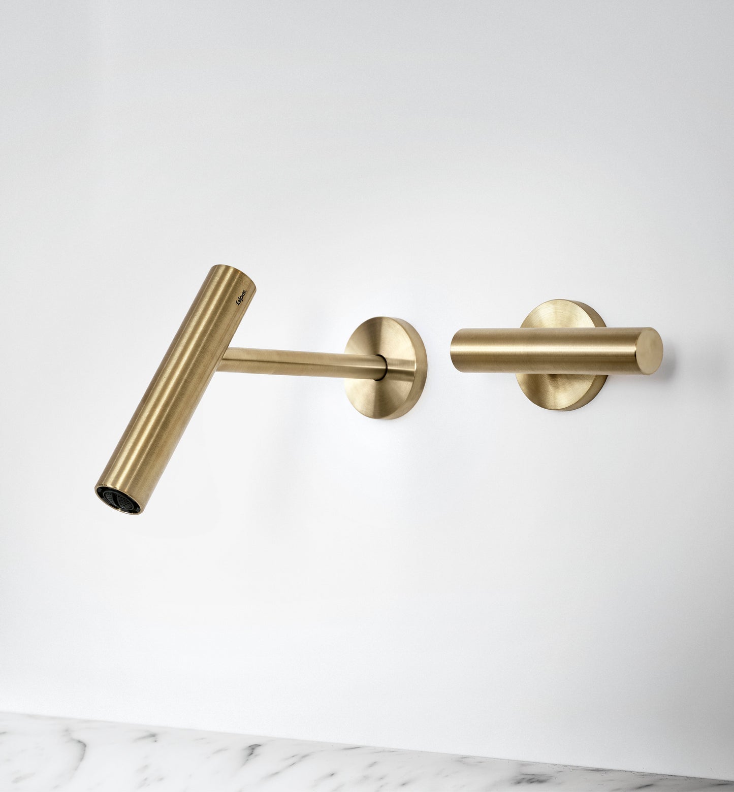 CILINDRO - 2 hole wall-mounted washbasin tap by Falper