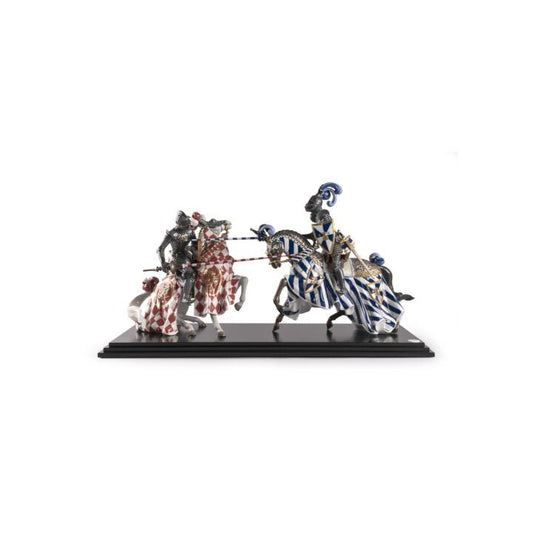 Medieval Tournament Sculpture by Lladró