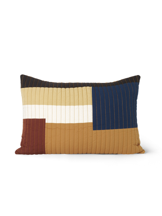 Shay Quilt Cushion - Mustard by Ferm Living