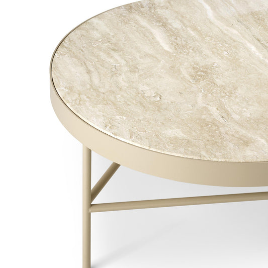 Ferm Living Travertine Coffee Table Large Cashmere