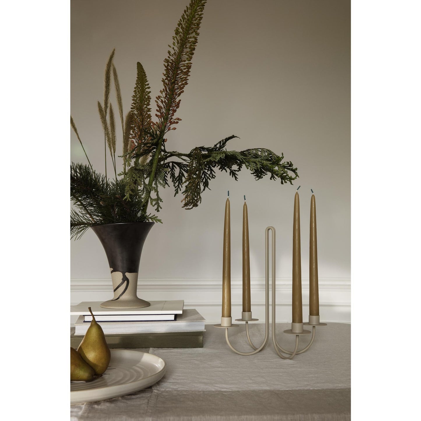 Ferm Living Sway Candlestick Cashmere