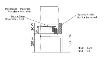 Move Bed (Side Frame H34)