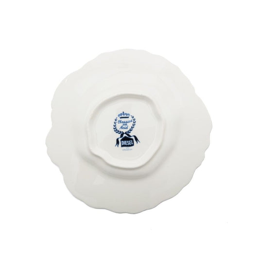 Porcelain Dessert Plate Classics on Acid Delf Rose by Seletti