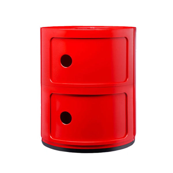 Componibili storage unit, 2 modules, red