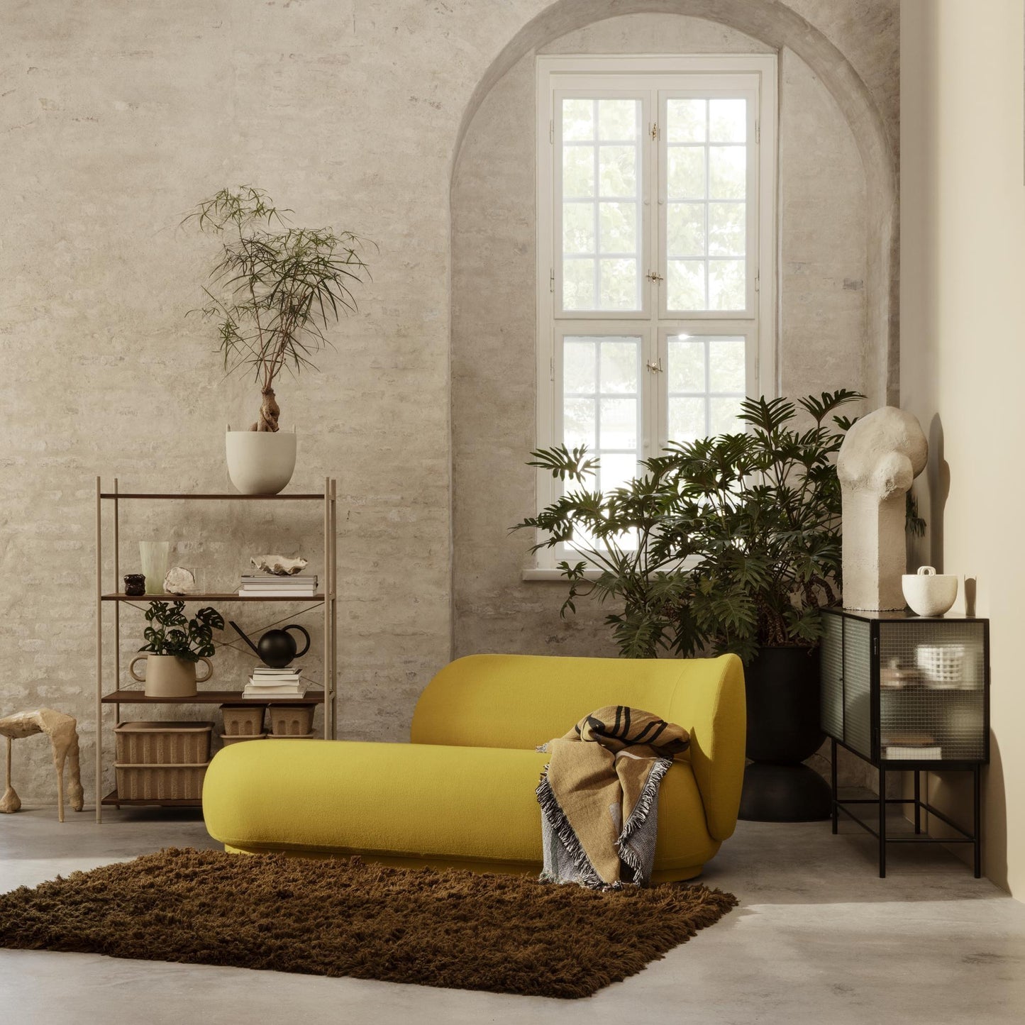 Ferm Living Rico Divan Brushed R Off-white