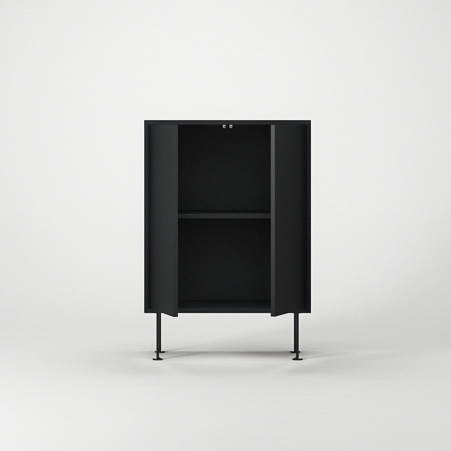Decotique Vogue Cabinet 64 Anthracite Grey/Black
