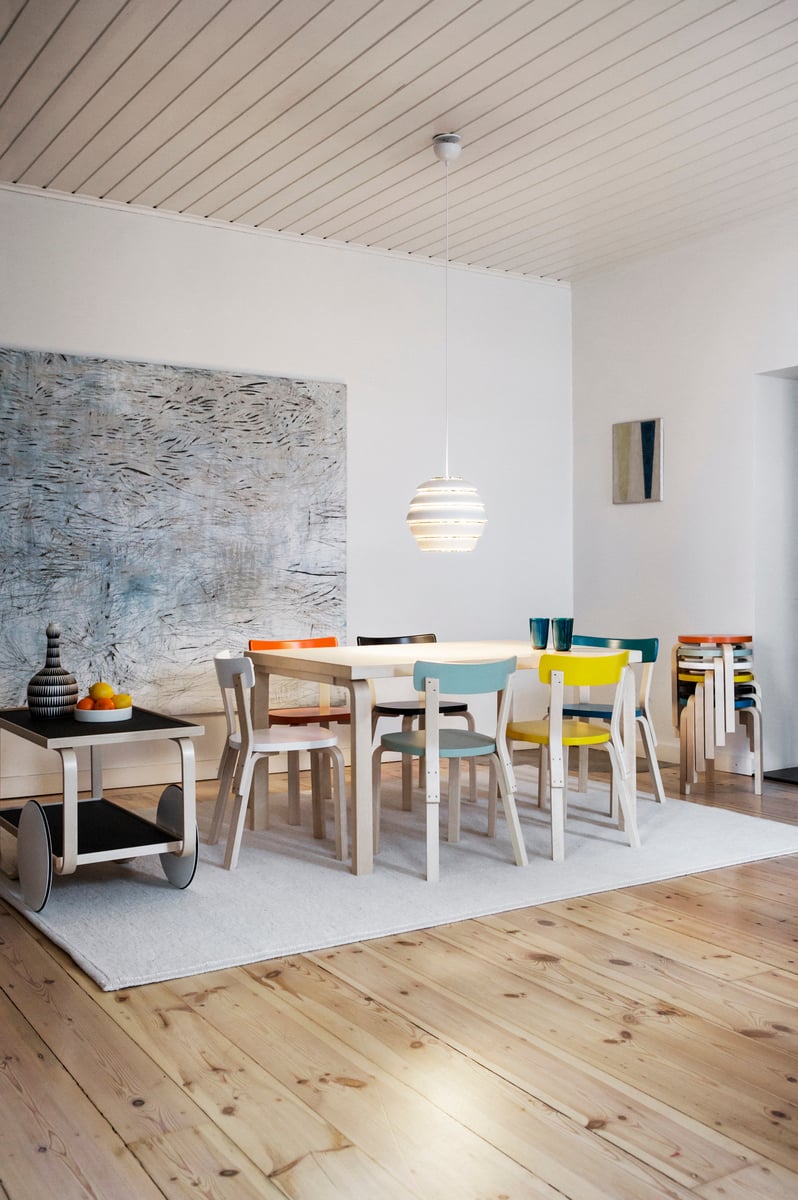 Aalto table 82B, birch