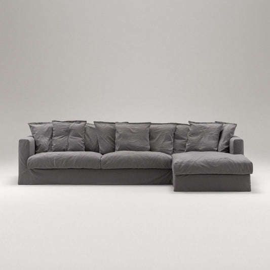 Decotique Le Grand Air 3-Seater Sofa Chaise Right Grey