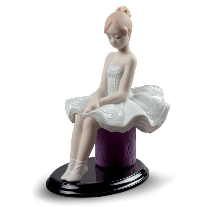 Figura niña Mi primera clase de ballet by Lladró