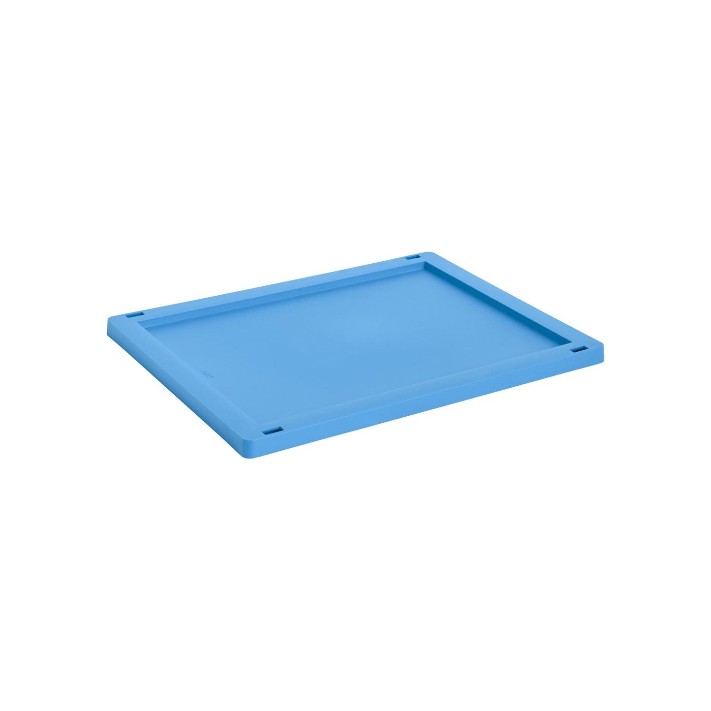 Colour Crate lid, M, recycled plastic, electric blue