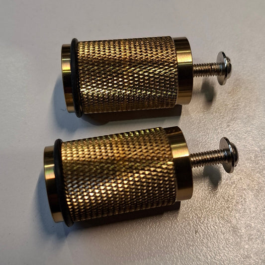 Buster + Punch Furniture Knob Pair (Cross / Brass) - Second Chance