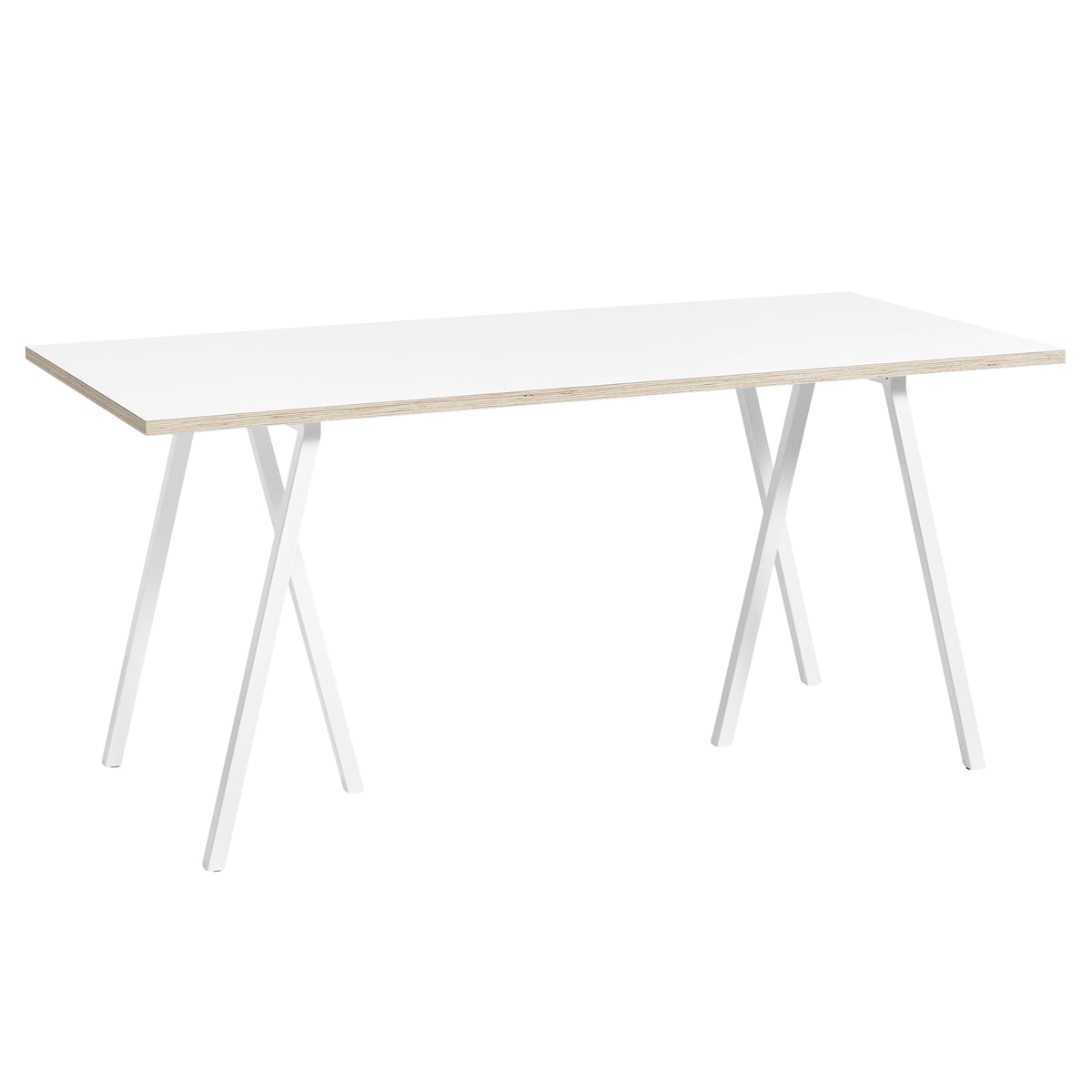 Loop Stand table 160 cm, white