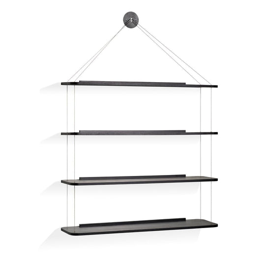 LIBRERIA PENSILE - Floating oak bookcase