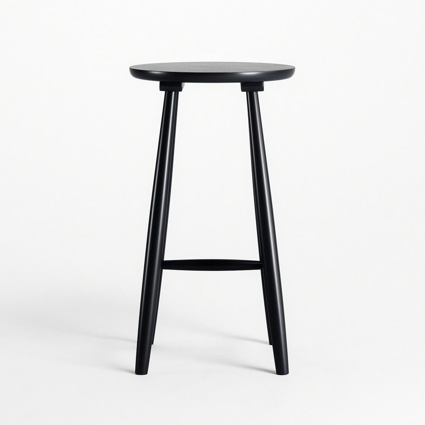Department Wood H23 Bar Stool Black