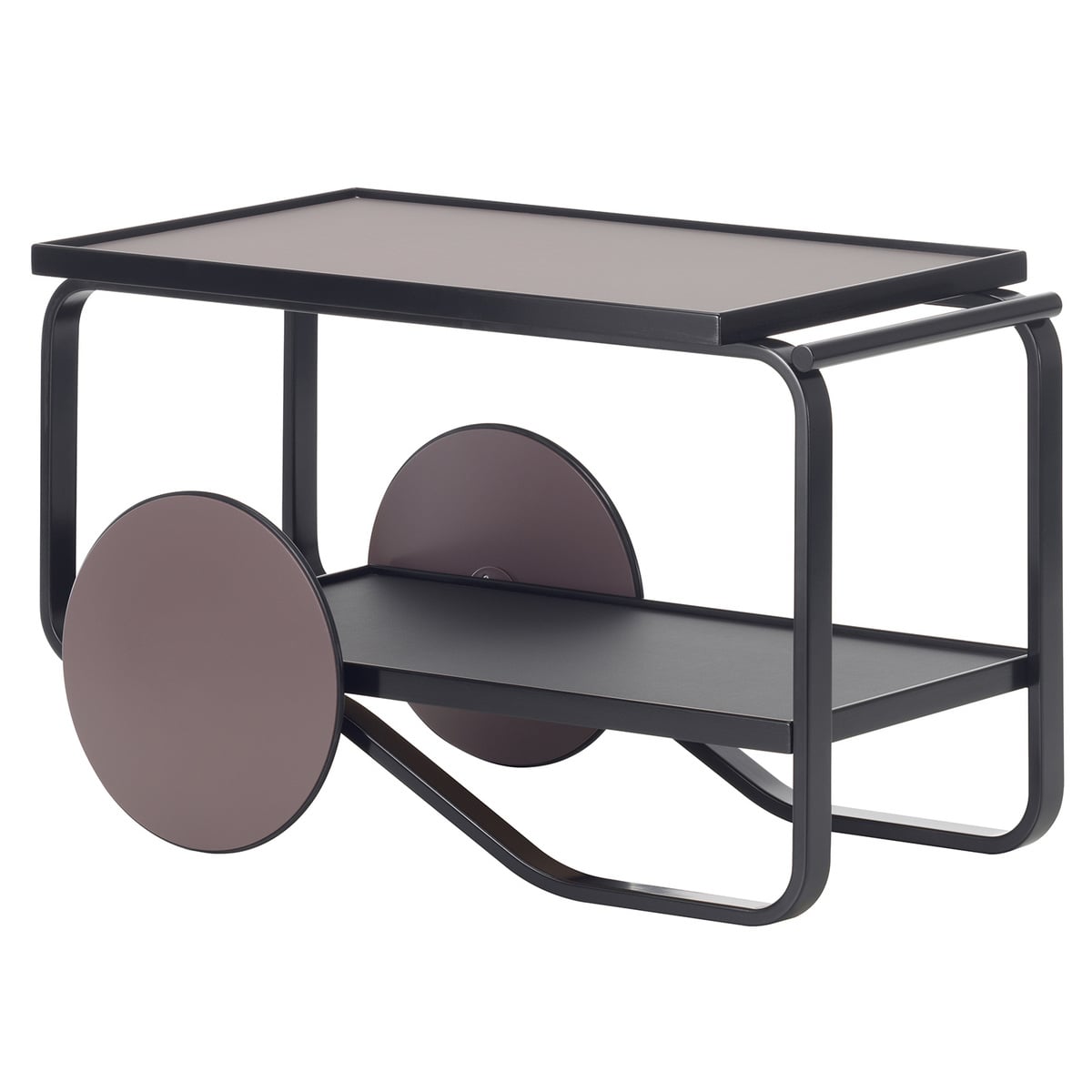 Aalto tea trolley 901, all black