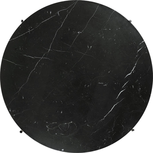 TS Coffee Table Round Ø80 Polished Steel