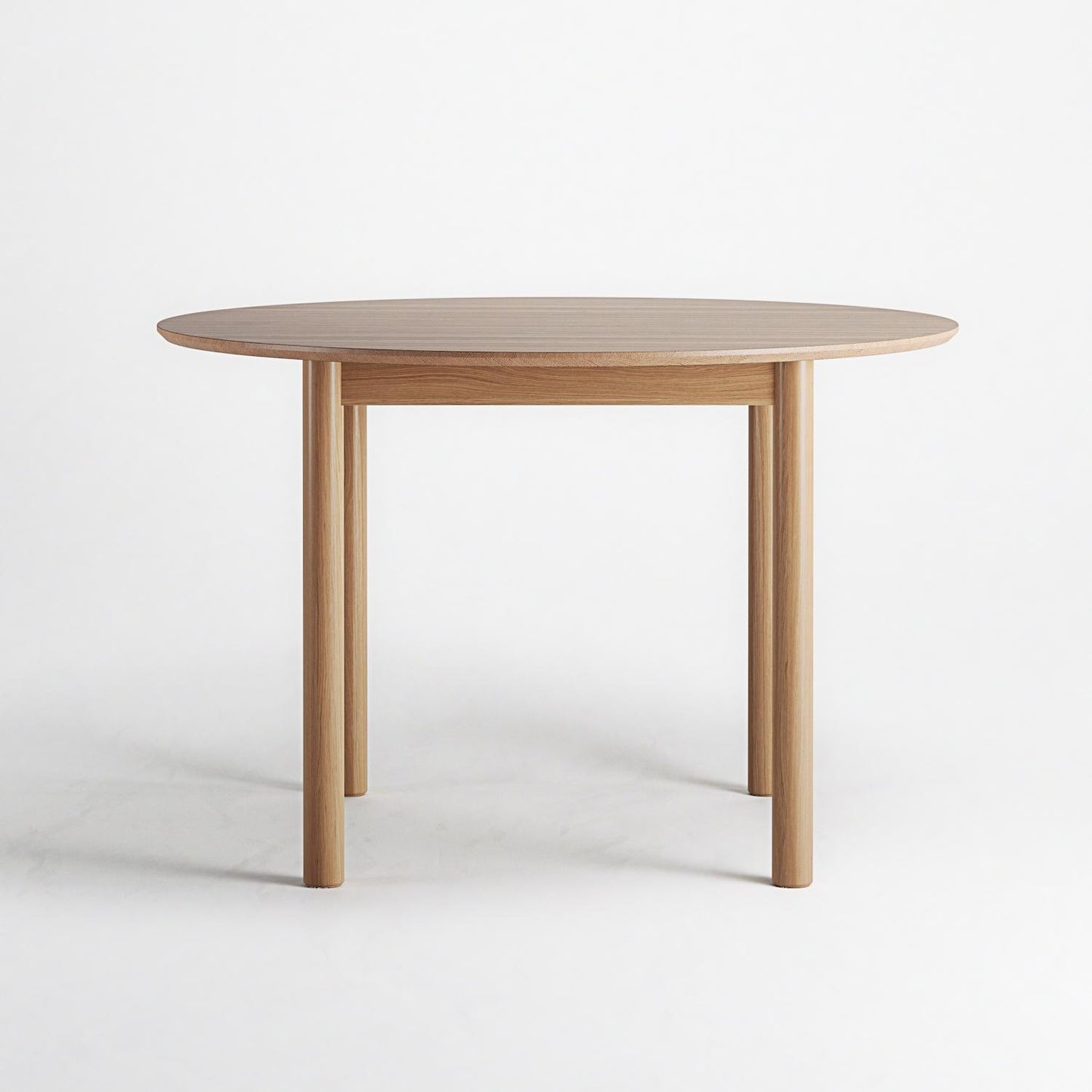 Department Wood Dining Table Ø110 cm Oak