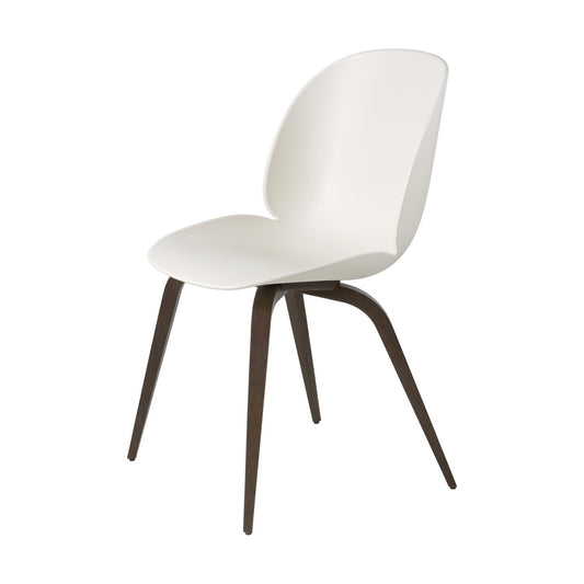Beetle Dining Chair Wooden Base Smoked