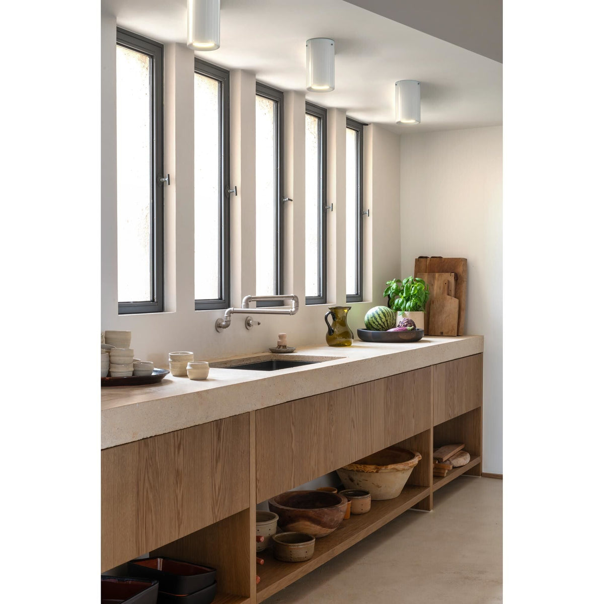 DCWéditions Tobo Ceiling Light H25 White