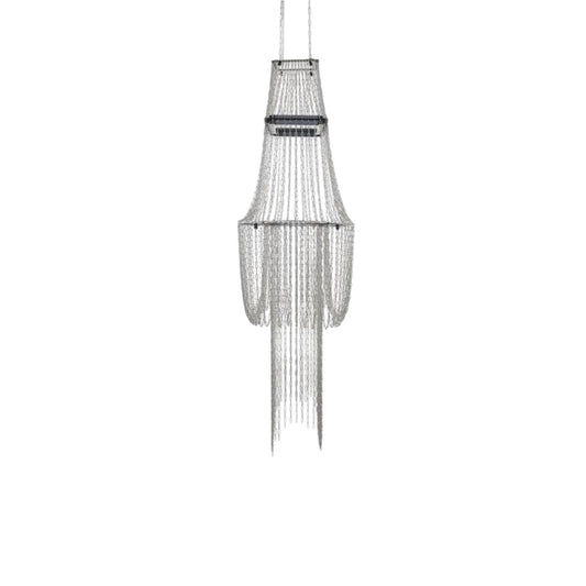 DCWéditions Lamp C Pendant Stainless Steel/ Black
