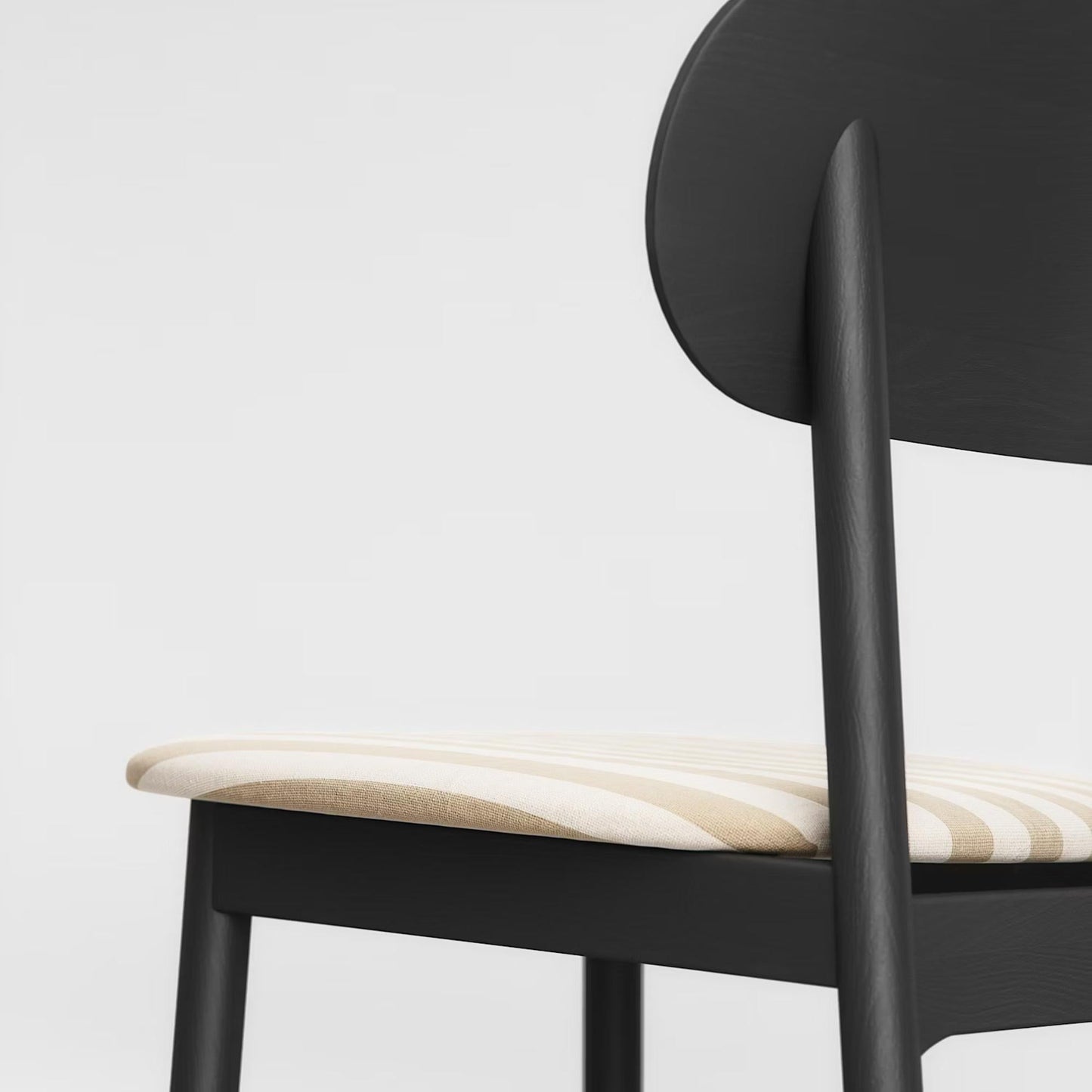Decotique Elephant Dining Chair Black/Gentle Ribbon