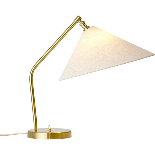 Gräshoppa Table Lamp Brass/ Canvas
