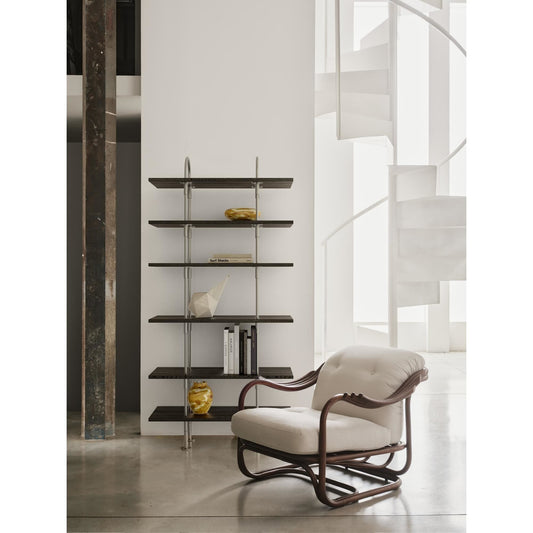 Keen 96 Shelving System 6 Shelves Stainless Steel/Ash Veneer