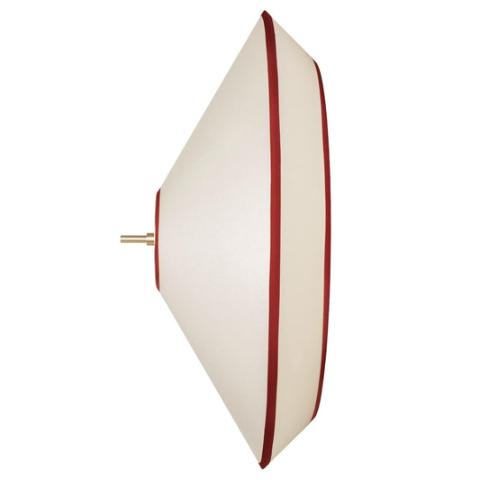 Edgeform Tafta Wall/ Ceiling Light Ø52 Red/Off-White