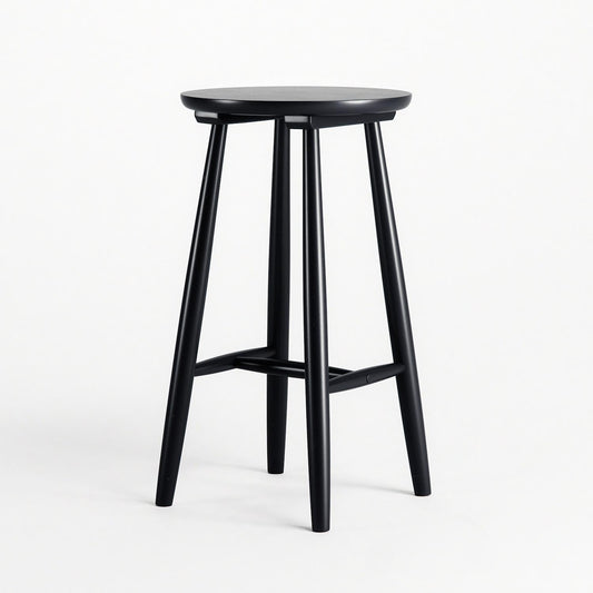 Department Wood H23 Bar Stool Black