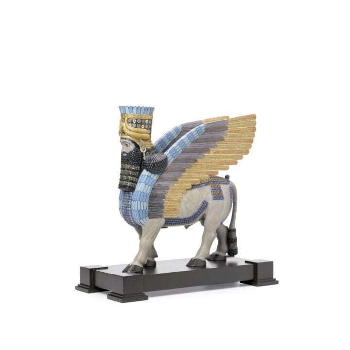 Lamassu Sculpture by Lladró