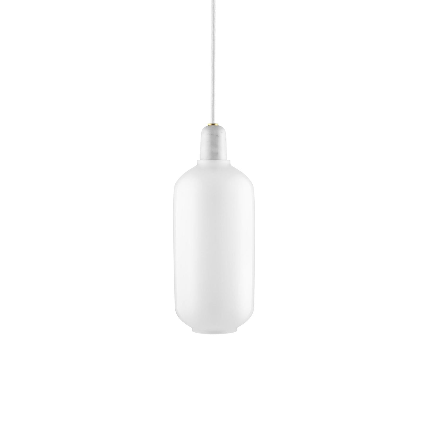 Amp Pendant Lamp Large by Normann Copenhagen #White / White marble
