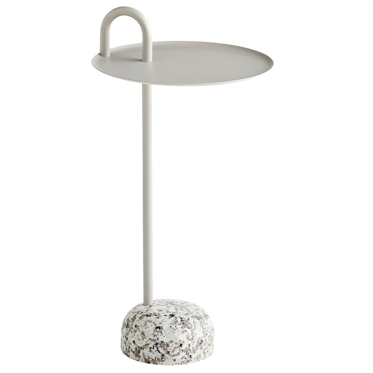 Bowler side table, beige