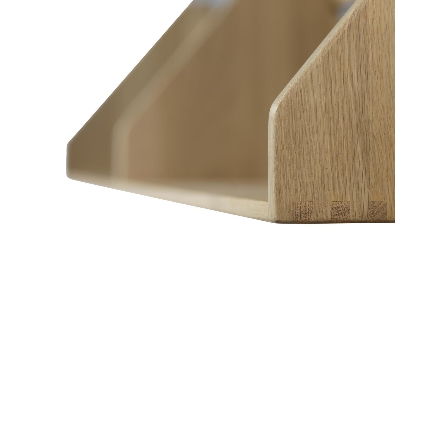 FDB Furniture B5 Shelf 100 cm Lacquered Oak
