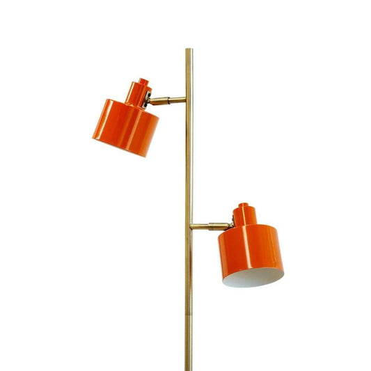 Dyberg Larsen Ocean Floor Lamp Orange/ Brass