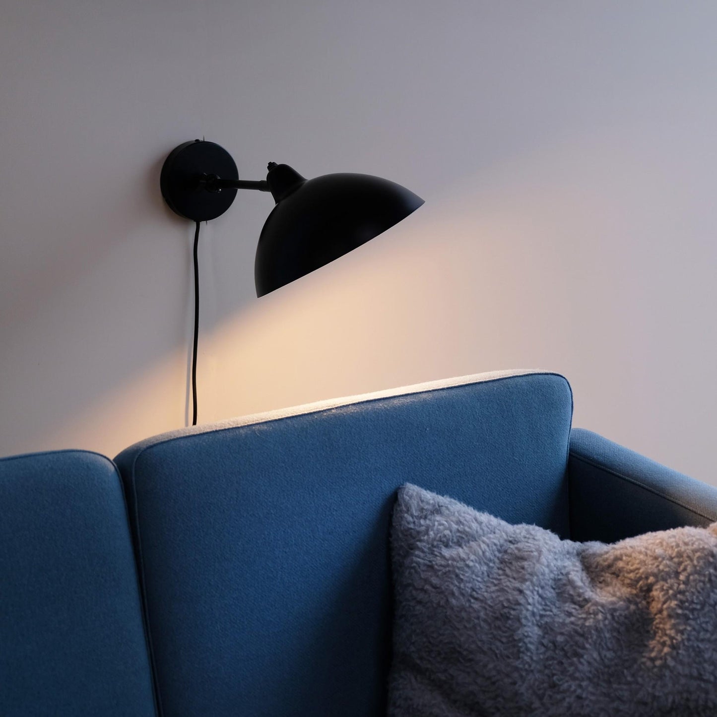 Dyberg Larsen Futura Wall Lamp Matt Black and White