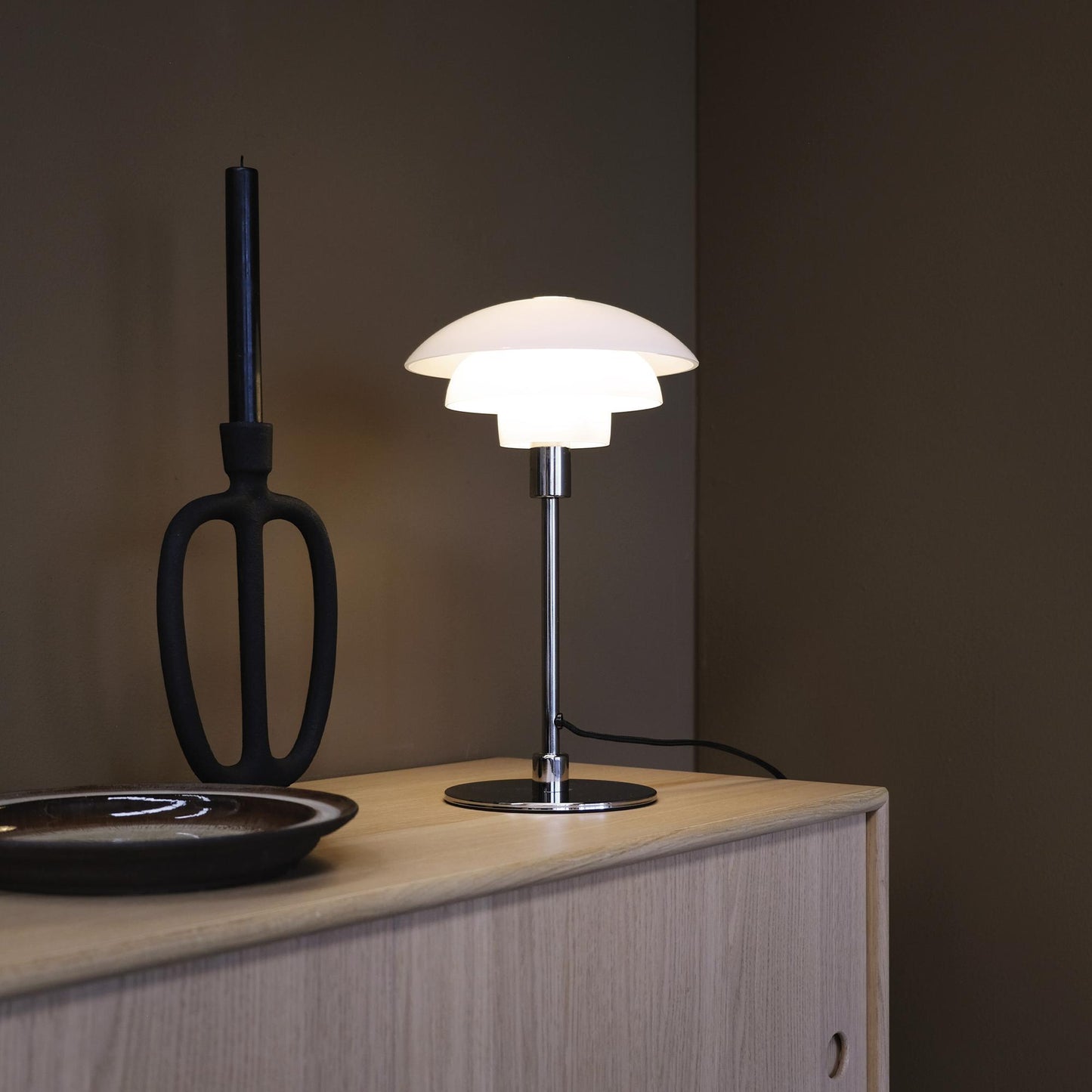 Dyberg Larsen Morph Ø21 Table Lamp Opal