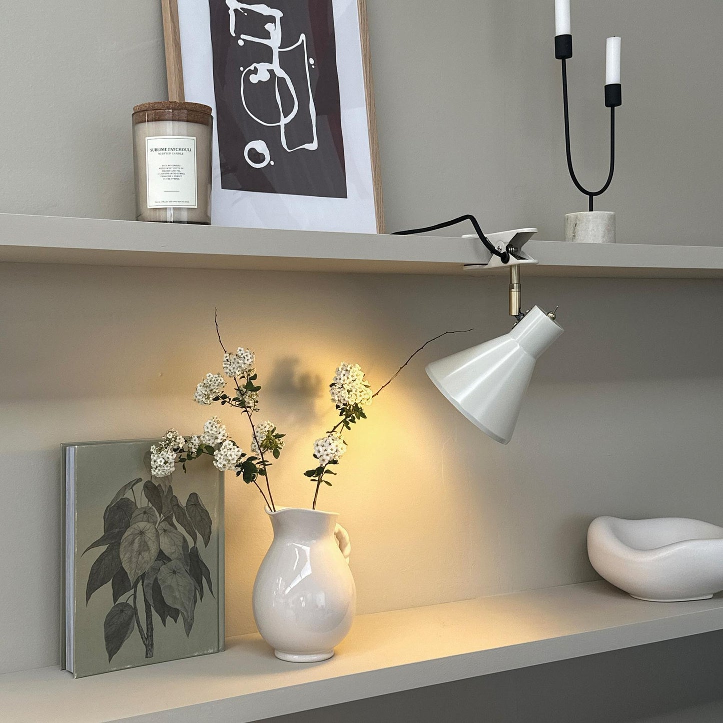 Dyberg Larsen Sleep Table Lamp With Clip White