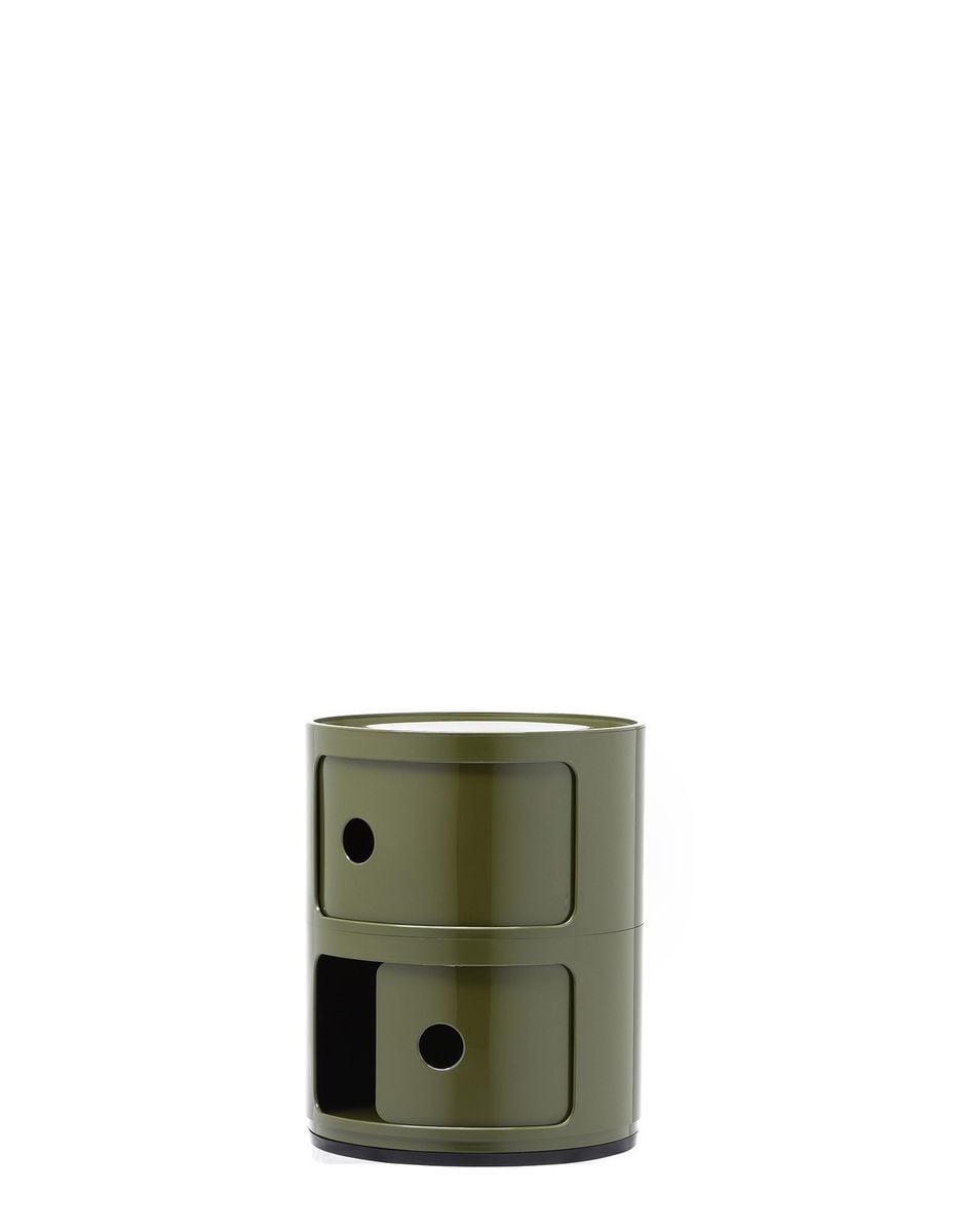 Componibili storage unit, 2 modules, green