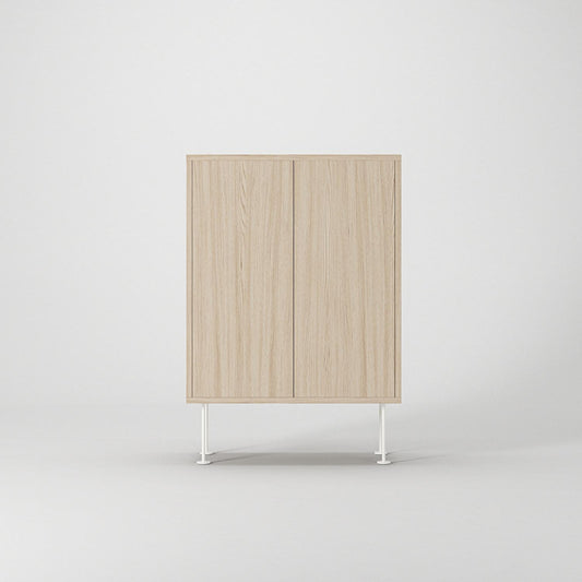 Decotique Vogue Cabinet 64 White Pigmented Oak/White