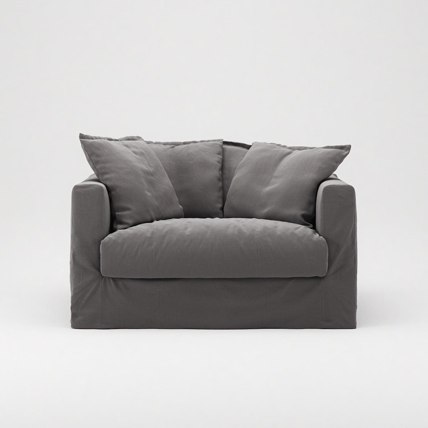 Decotique Le Grand Air Love Seat Armchair Grey