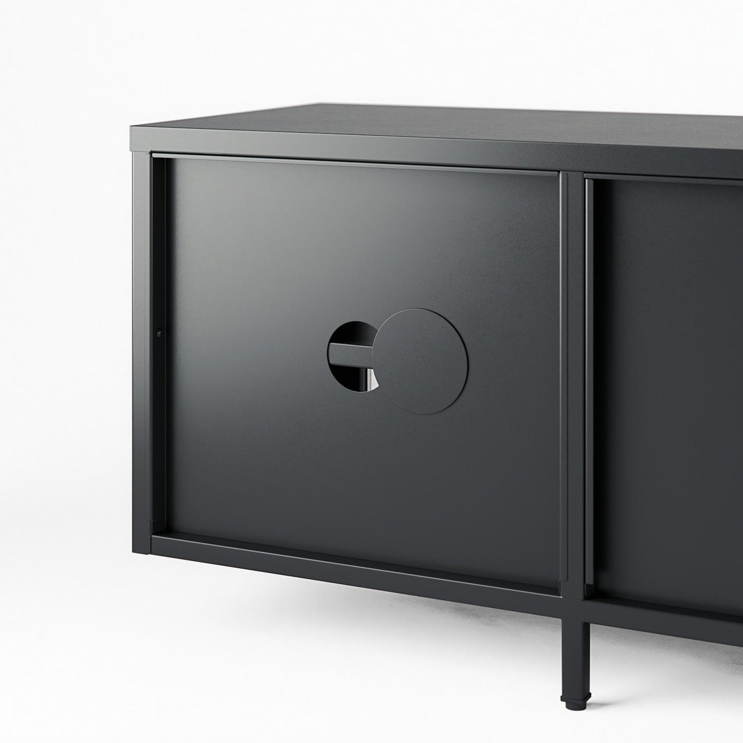 Department Store TV Bench 180 cm Anthracite Grey