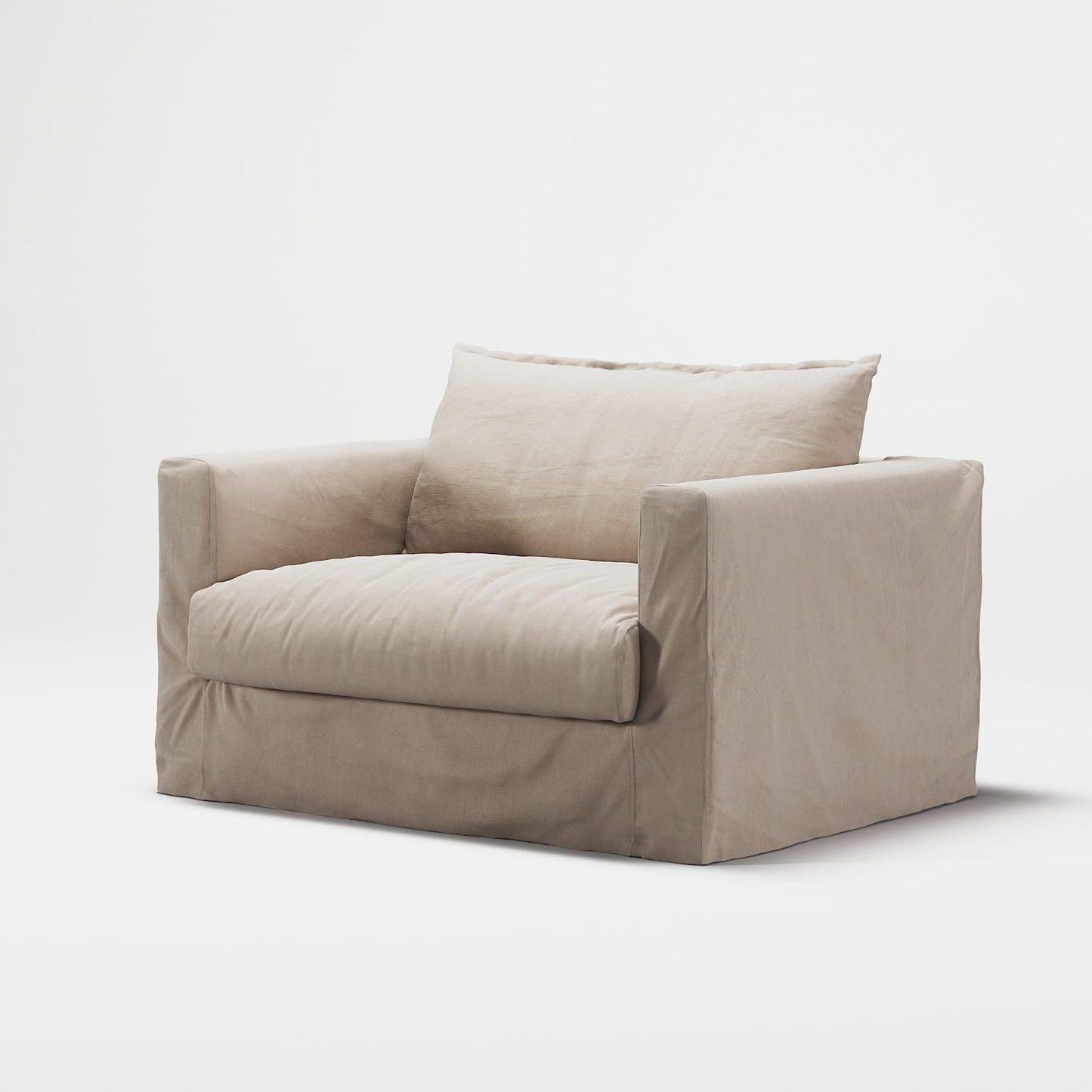 Decotique Le Grand Air Nou Love Seat Armchair Beige