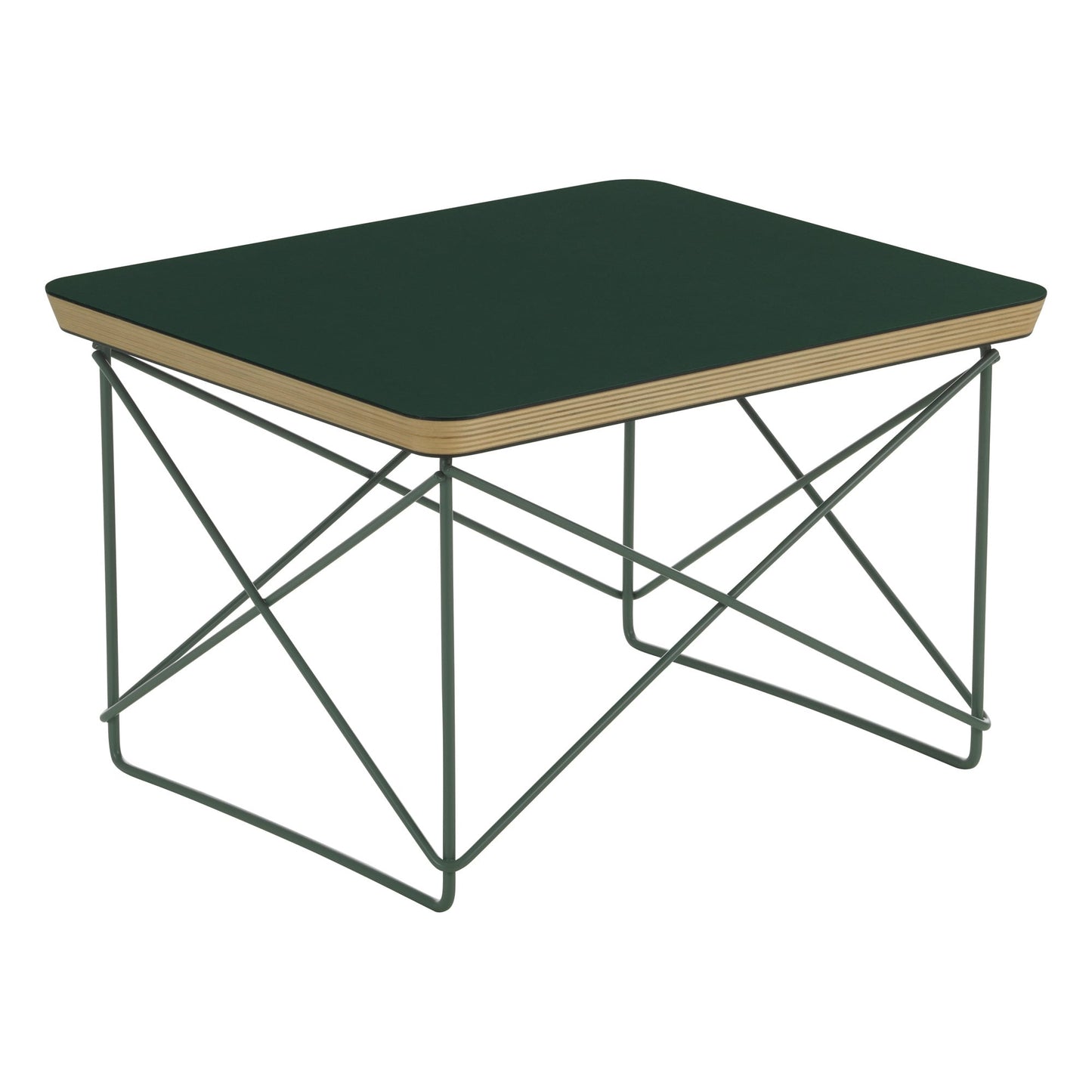 Eames LTR Occasional table, jade linoleum - Eames sea foam green