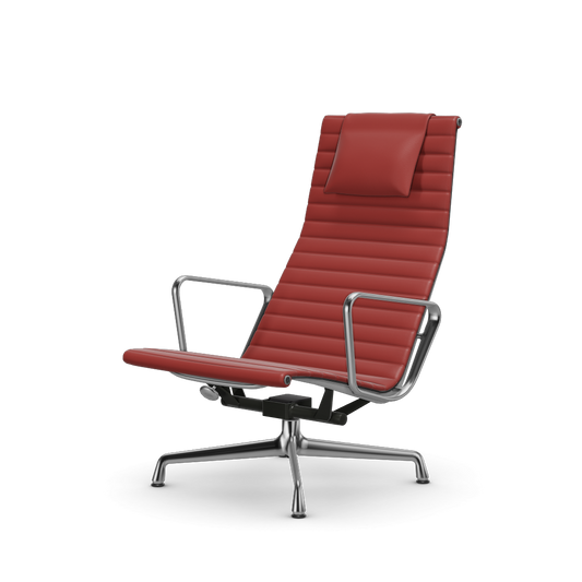 Aluminium Chair EA 124 – Lounge (Cover material - Fabric Leather)