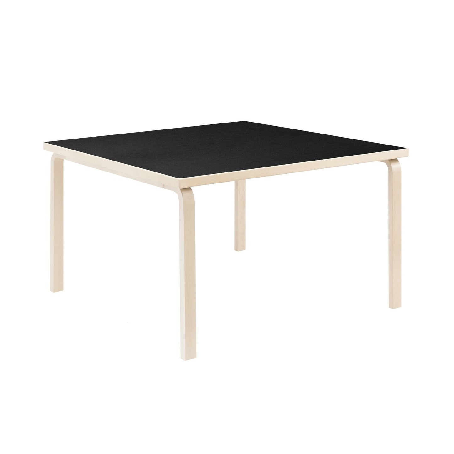 Artek Aalto Table 84 — birch/black linoleum