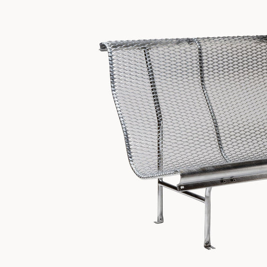 Steel Bench With Back Catalano by Bd Barcelona Design