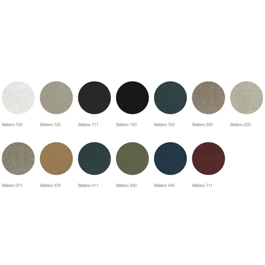 APOLLO - 3 seater fabric sofa (Dimension - W243 x D108 x H87 cm / Thread Color - / Upholstery Material - Fabric Bellano)