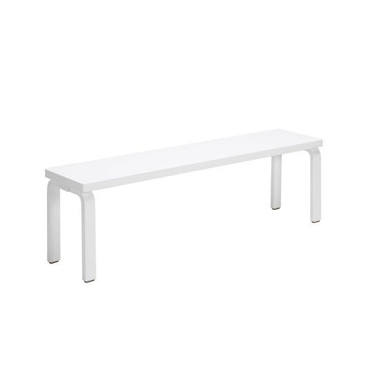 Artek Bench 168B — white lacquered